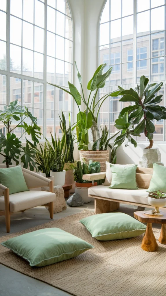 Green Living Room Decor Ideas