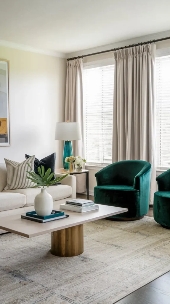 Dark Green Living Room Ideas