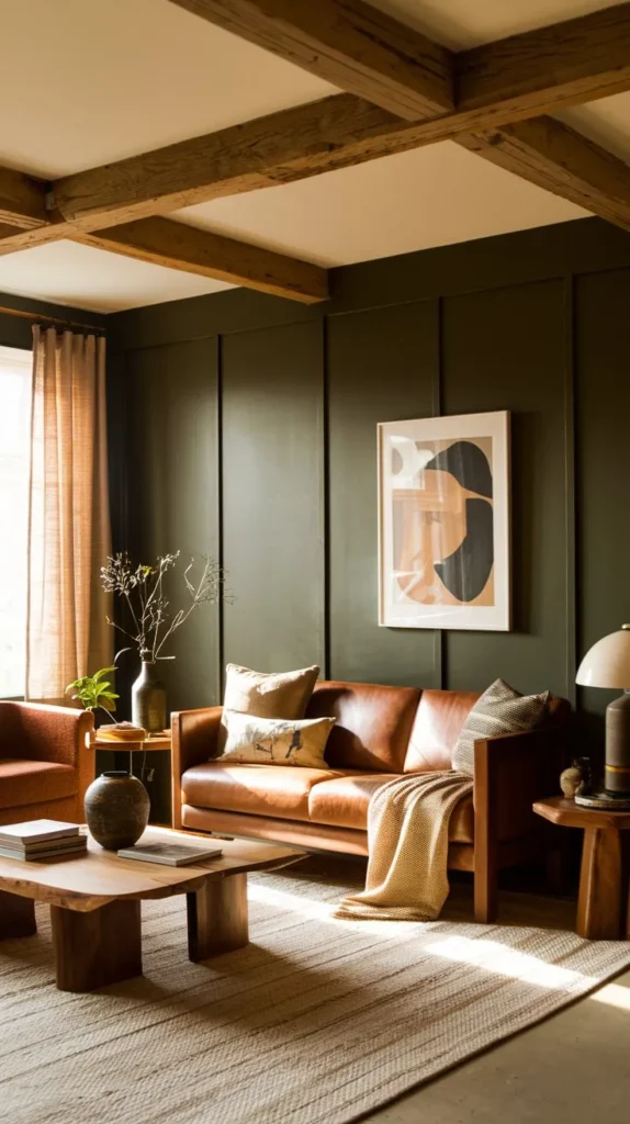 Dark Green Living Room Ideas