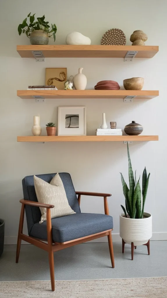 Boho Mid-Century Modern Living Room