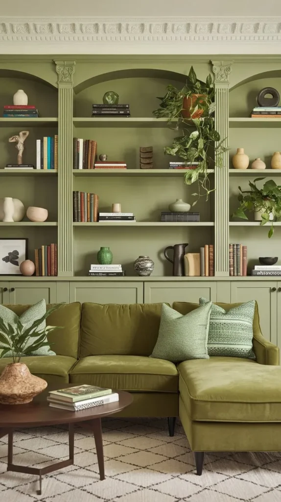 Green Living Room Decor Ideas
