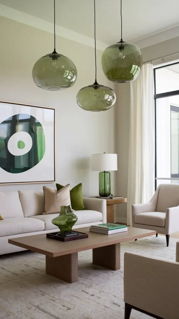 Green Living Room Decor Ideas