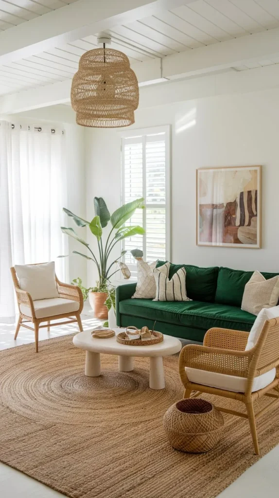 Green Living Room Decor Ideas