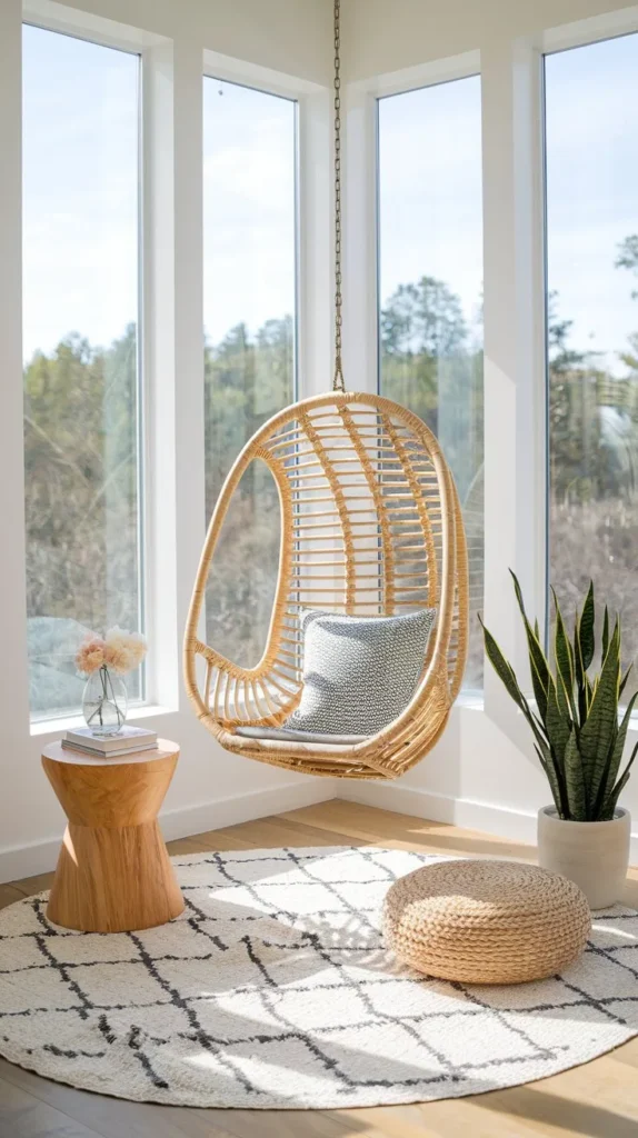 Boho Mid-Century Modern Living Room