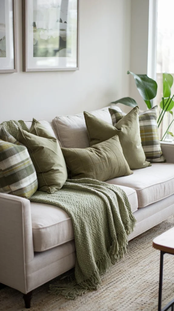 Green Living Room Decor Ideas