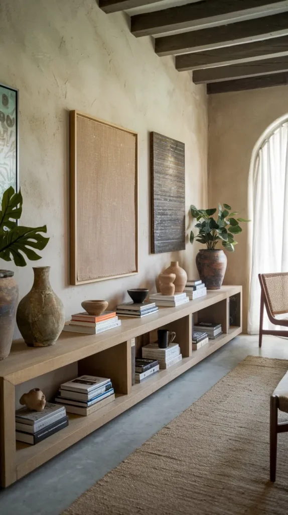 Boho Mid-Century Modern Living Room