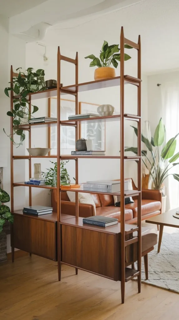 Boho Mid-Century Modern Living Room