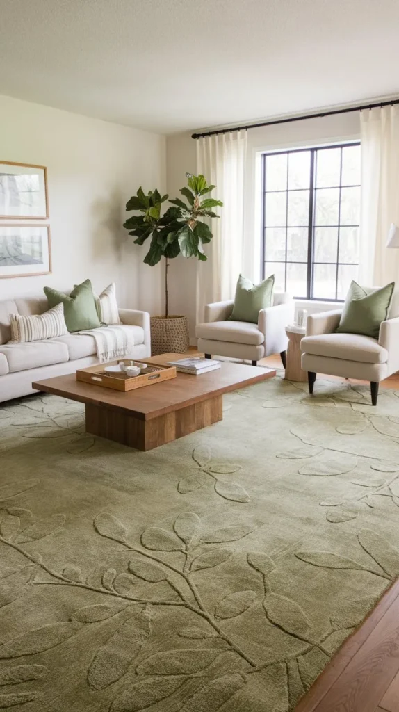 Green Living Room Decor Ideas