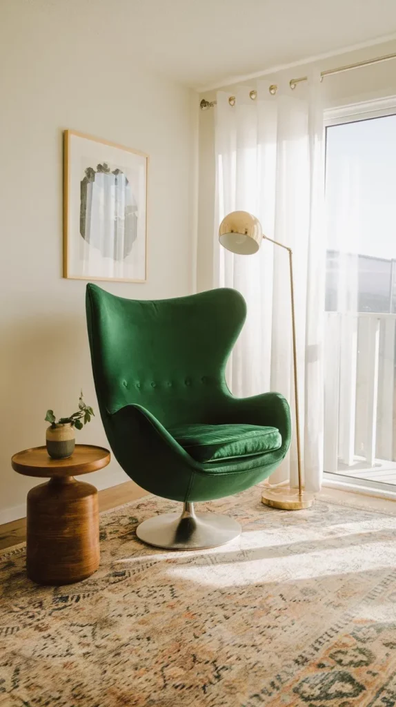 Boho Mid-Century Modern Living Room