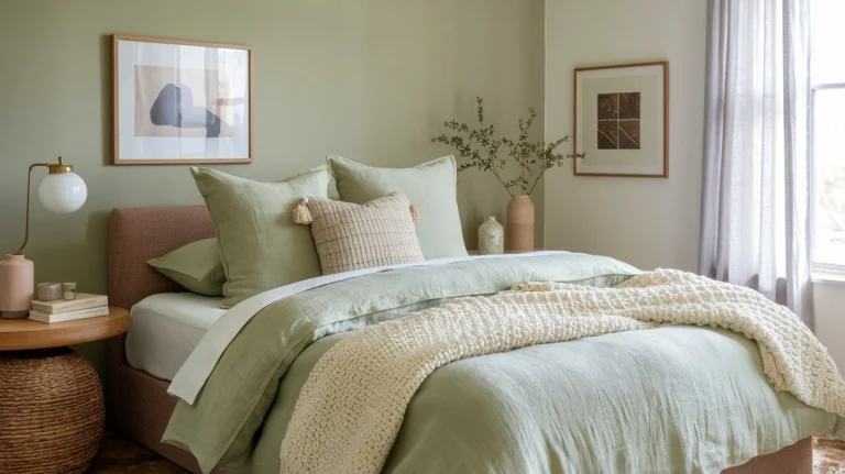 Sage Green And Cream Bedroom Inspirations