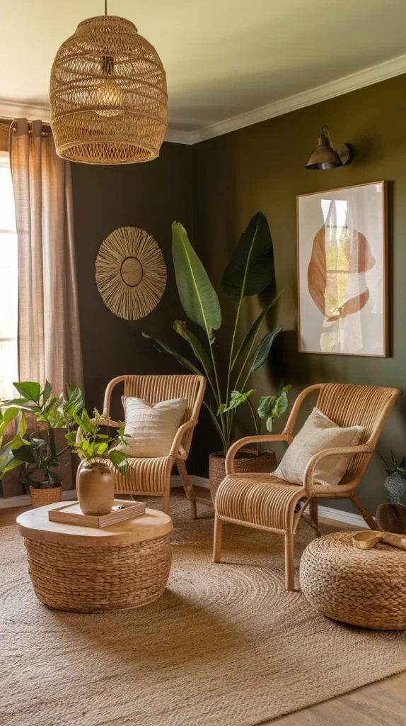 Dark Green Living Room Ideas